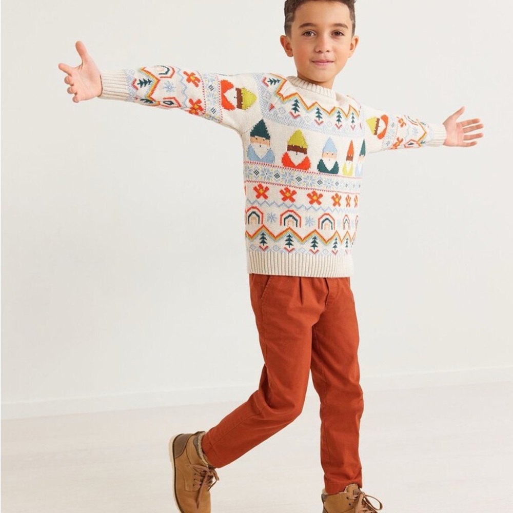 Hanna Andersson Holiday Fair Isle Sweater - Picture 4 of 11